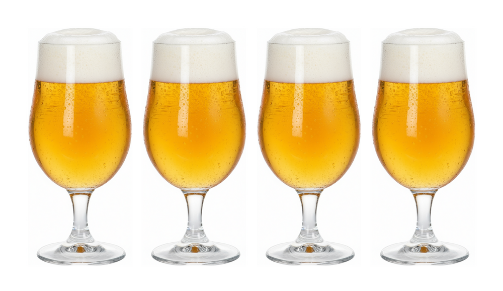 Cookinglife Beer Glasses on Foot 370 ml - 4 Pieces