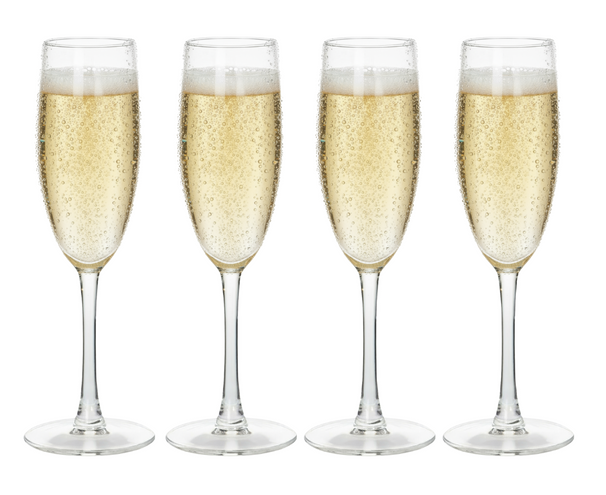 Cookinglife Milena Champagne Glasses 180 ml - 4 Pieces