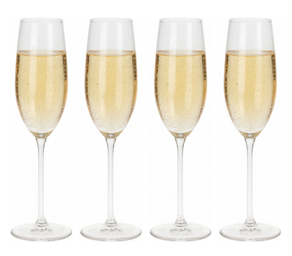 Cookinglife Solar Champagne Glasses 210 ml - 4 Pieces