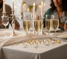 Cookinglife Solar Champagne Glasses 210 ml - 4 Pieces