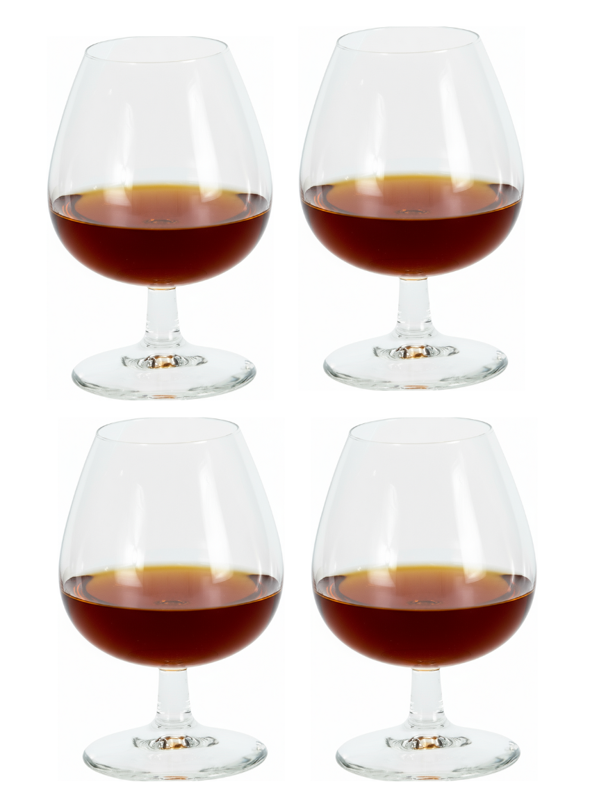 Cookinglife Cognac Glasses 370 ml - 4 Pieces