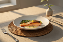 Cookinglife Dinner Plate Porcelain Ø 27 cm - 4 Pieces - Sleek Modern Plate White