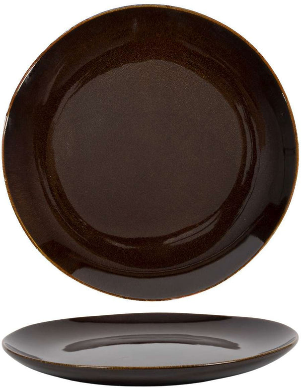 Cookinglife Dinner Plates Sabi Brown ø 26 cm - 6 pieces