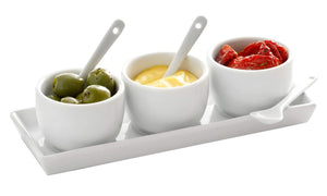 Cookinglife Dipping Bowls Set Porcelain 7-Piece