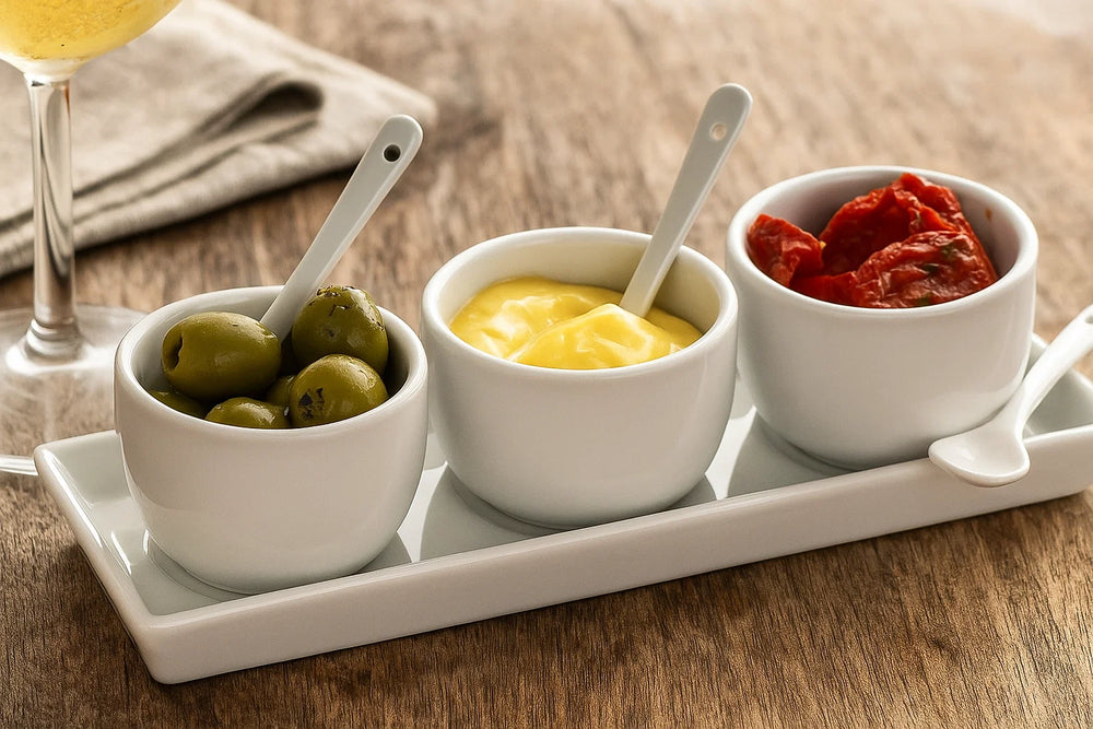 Cookinglife Dipping Bowls Set Porcelain 7-Piece