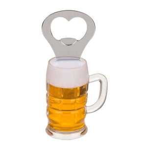 Cookinglife Bottle Opener Beer Mug with Magnet