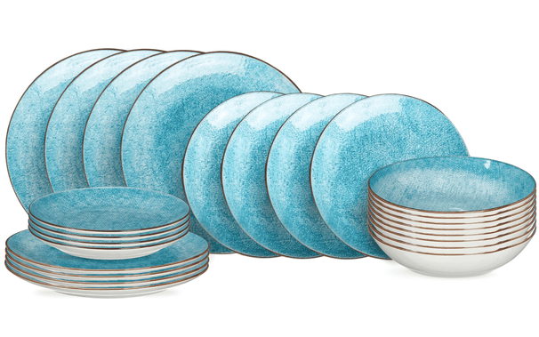 Cookinglife Dinnerware Set Ibiza Porcelain 24-piece / 8-persons
