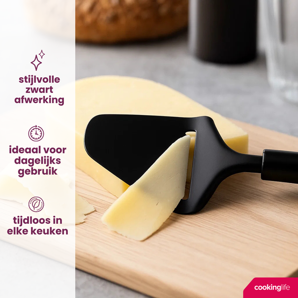 Cookinglife Cheese Slicer Black 22 cm