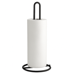 Cookinglife Kitchen Roll Holder Black 32 cm