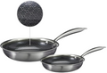 Cookinglife Frying pan set HexaCook Ø 24 and 28 cm – suitable for all heat sources – ceramic non-stick coating 