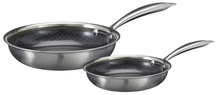 Cookinglife Frying pan set HexaCook Ø 24 and 28 cm – suitable for all heat sources – ceramic non-stick coating 