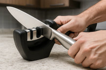 Cookinglife Knife Sharpener 3-in-1 Black