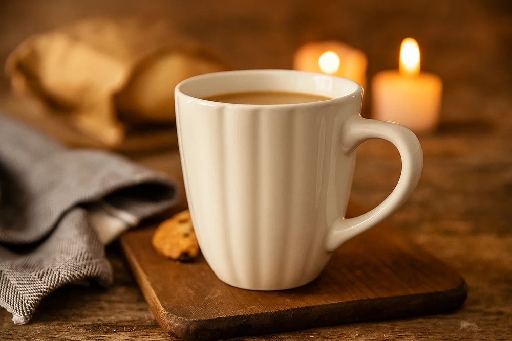 Cookinglife Mugs Cardida Off White 350 ml - 6 pieces