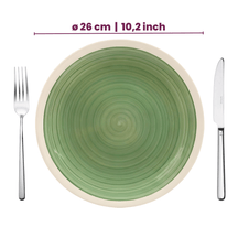 Cookinglife Dinnerware Set Ocean Green 12-Piece / 4 Persons - 4 dinner plates, 4 breakfast plates and 4 bowls