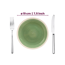 Cookinglife Dinnerware Set Ocean Green 12-Piece / 4 Persons - 4 dinner plates, 4 breakfast plates and 4 bowls