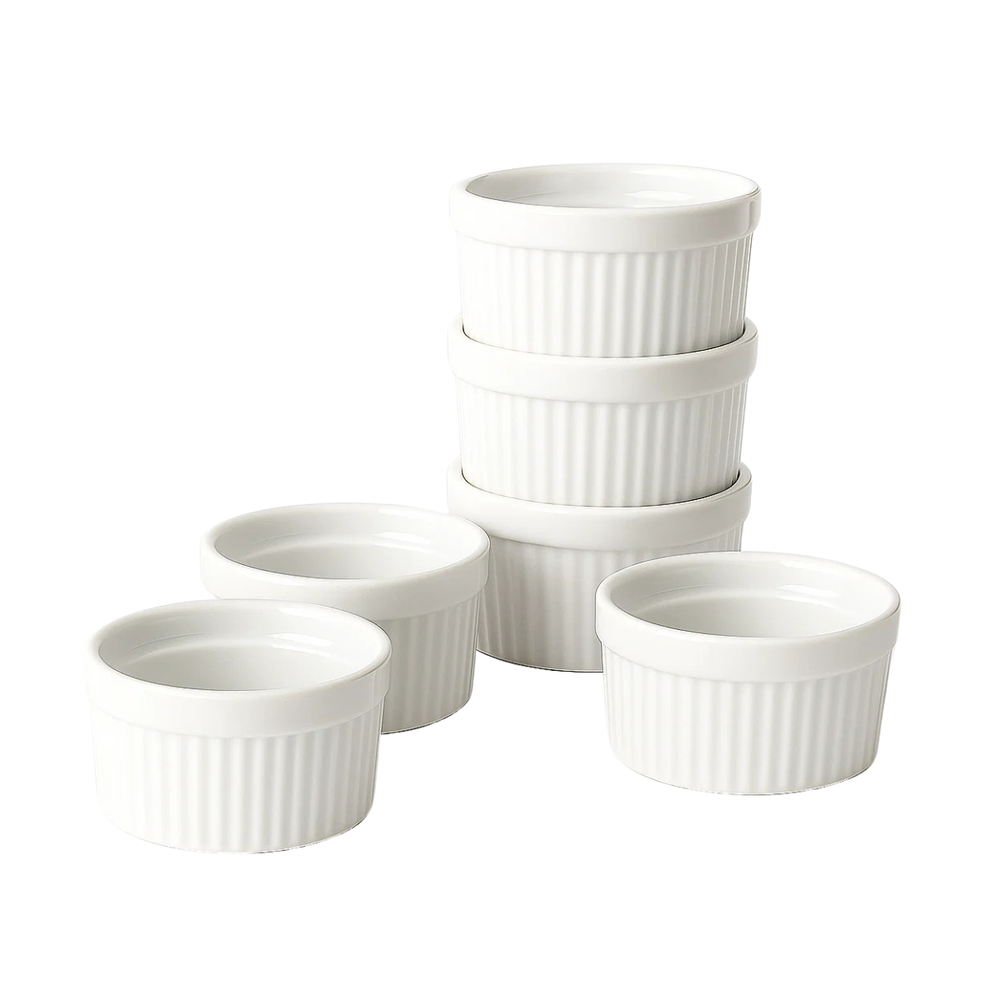 Cookinglife Ramekin White ø 9 cm - 6 pieces