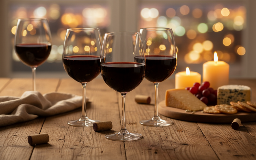 Cookinglife Red Wine Glasses Milena 580 ml - 4 Pieces