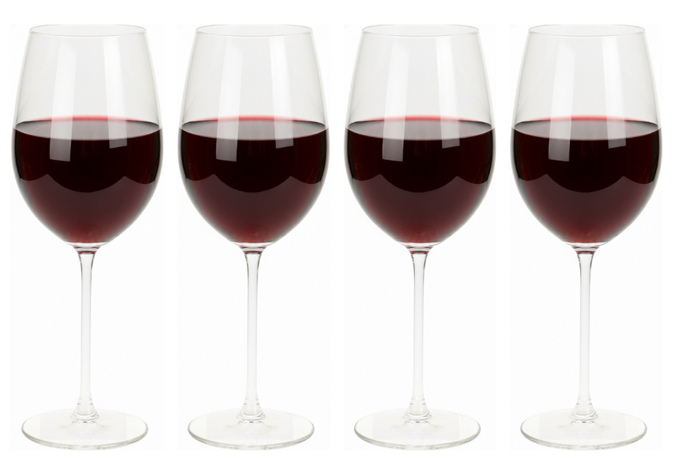 Cookinglife Red Wine Glasses Solare 540 ml - 4 Pieces