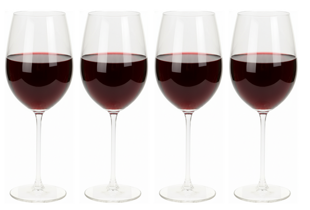 Cookinglife Red Wine Glasses Solare 540 ml - 4 Pieces