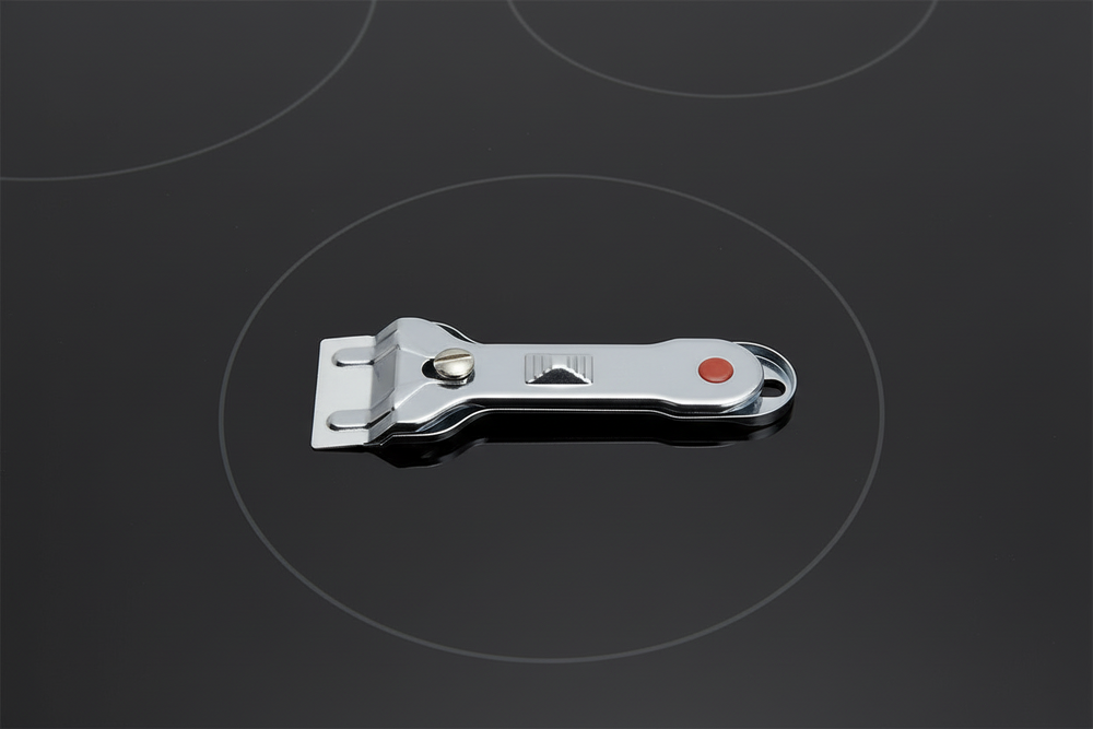 Cookinglife Scraper for Cooktop 14 cm - Plastic and Steel - Glass and Induction