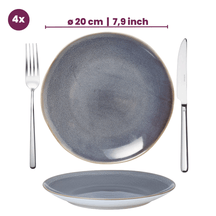 Cookinglife Dinnerware set Serene Blue 12-piece / 4 persons - 4 dinner plates, 4 breakfast plates and 4 bowls