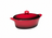 Cookinglife Serving Pan with Lid Red - Porcelain - 600 ml
