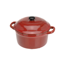 Cookinglife Serving Pan with Lid Red - Porcelain - ø 10 cm / 300 ml