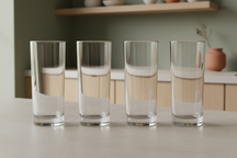 Cookinglife Dinnerware Set Porcelain White 36-piece / 4 people - 4 dinner plates, 4 side plates, 4 bowls, 4 mugs, 4 water glasses, and 4 cutlery sets