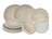 Cookinglife Tableware Set Nola Sand Reactive Glaze 18-piece / 6 people - 6 dinner plates, 6 side plates, and 6 bowls