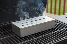 Cookinglife Smoker Box Fire & Flavour Stainless Steel 25 cm - Smoker box for BBQ and Grill