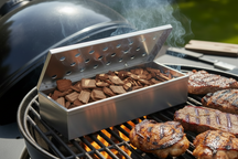 Cookinglife Smoker Box Fire & Flavour Stainless Steel 25 cm - Smoker box for BBQ and Grill