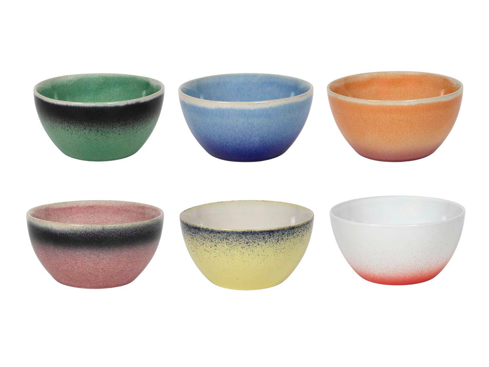 Studio Tavola Dinnerware Set Fire 18-piece / 6 people - 6 dinner plates, 6 side plates, and 6 bowls