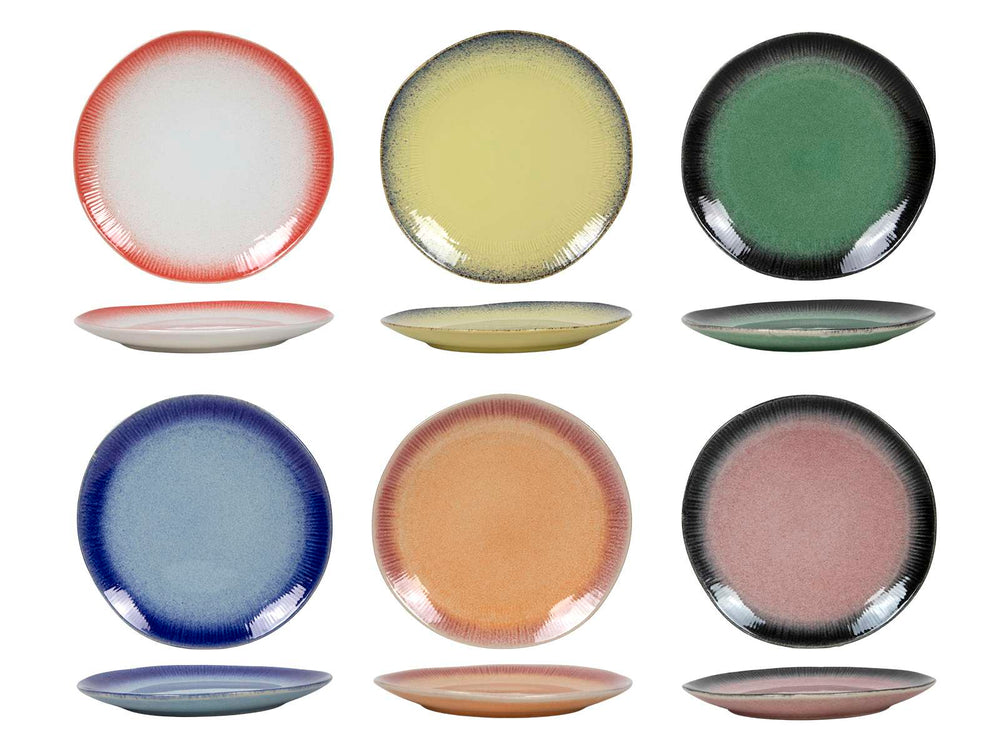 Studio Tavola Breakfast Plates / Dessert Plates Fire ø 20 cm - 6 pieces