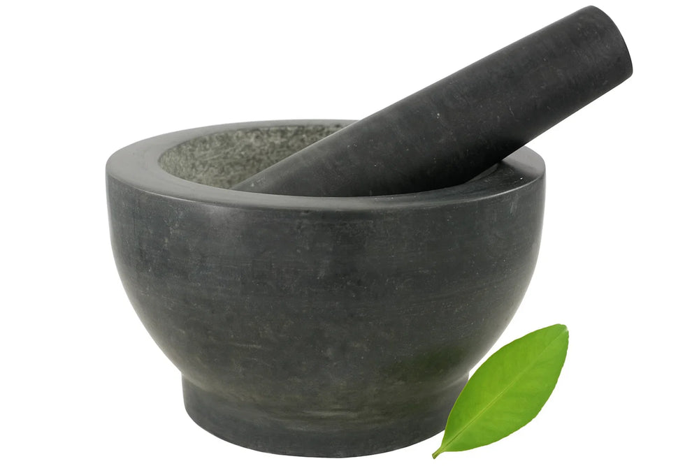 Cookinglife mortar Granite - Black - ø 18 cm