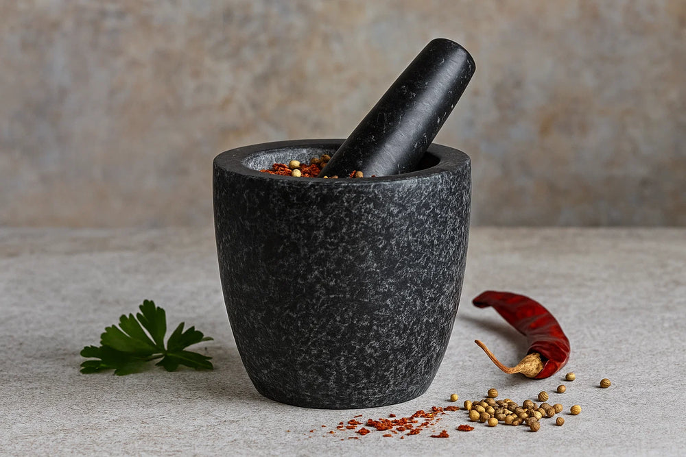 Cookinglife Mortar Granite Black ø 13 cm