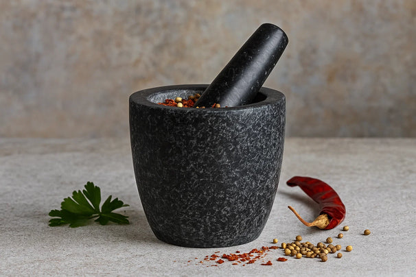 Cookinglife Mortar Granite Black ø 13 cm