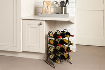 Cookinglife Wine Rack Bar Essentials Black - 12 Bottles