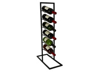 Cookinglife Wine Rack Bar Essentials Black - 6 Bottles
