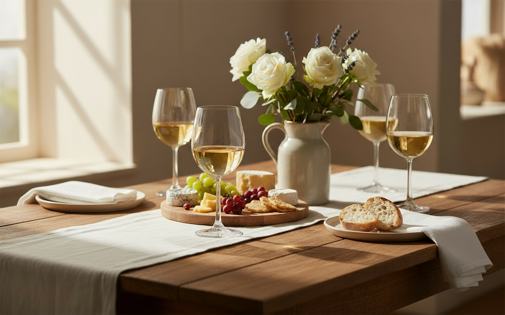 Cookinglife White Wine Glasses Milena 430 ml - 4 pieces