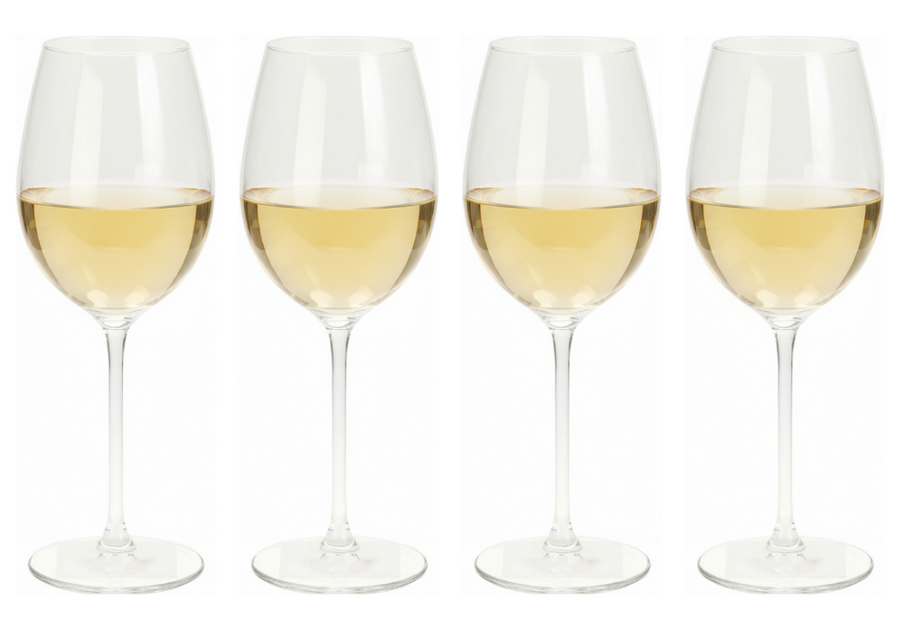 Cookinglife White Wine Glasses Solare 410 ml - 4 Pieces