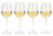 Cookinglife White Wine Glasses Solare 410 ml - 4 Pieces
