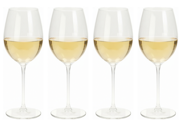 Cookinglife White Wine Glasses Solare 410 ml - 4 Pieces