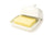 Cookinglife Butter Dish White Porcelain 10 x 7.5 cm