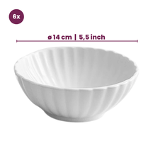 Cookinglife Dinnerware Set Cardida Off White 18-piece / 6 people - 6 dinner plates, 6 side plates, and 6 bowls