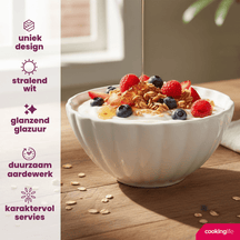 Cookinglife Soup Bowls / Bowls Cardida Off White ø 14 cm - 6 pieces