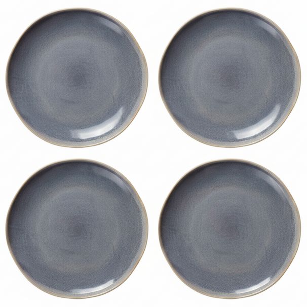 Cookinglife Dinner Plates Serene Blue ø 28 cm - Pottery - 4 pieces
