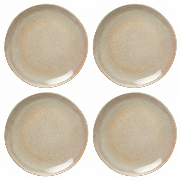 Cookinglife Dinner Plates Serene Sand ø 28 cm - Pottery - 4 pieces

