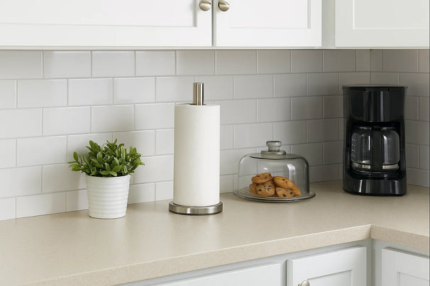 Cookinglife Kitchen Roll Holder Stainless Steel 33 cm