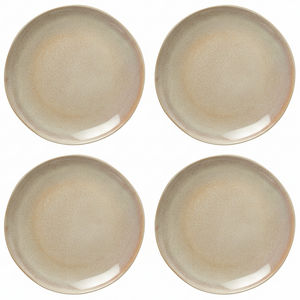 Cookinglife Breakfast Plates / Dessert Plates Serene Sand ø 20 cm - Pottery - 4 pieces