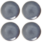 Cookinglife Side Plates / Dessert Plates Serene Blue Ø 20 cm - Pottery - 4 pieces